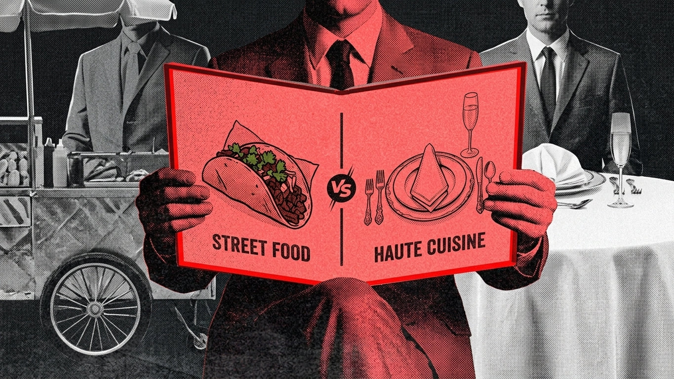 ¿Alta cocina o comida callejera?