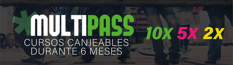 multipass cursos canjeables durante 6 meses