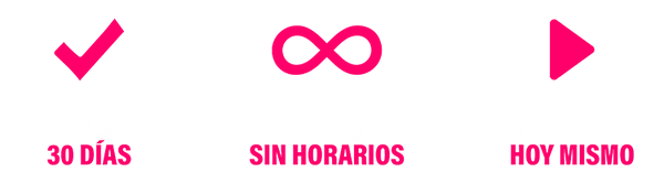 Garantía full 30 días - Aprende a tu ritmo - Acceso inmediato