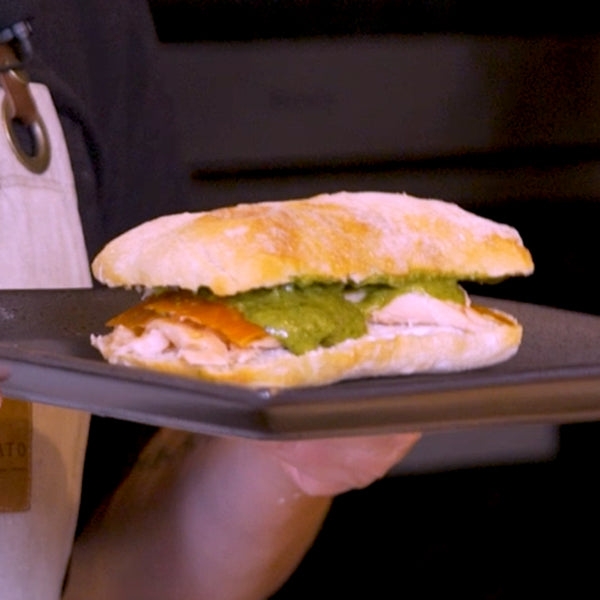 Ciabatta — 8 panes para 8 sándwiches