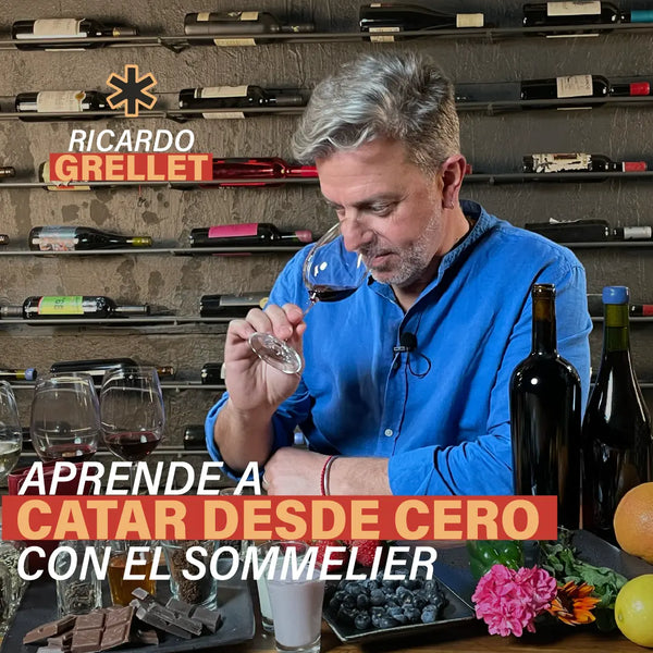 Curso online vino - Aprende a Catar desde cero con el Sommelier -Ricardo Grellet