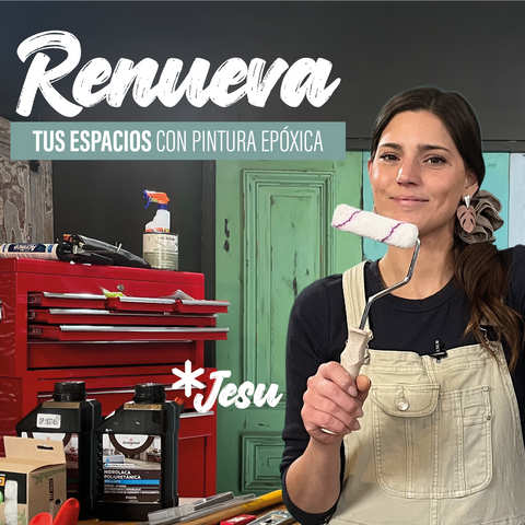 Curso Online Renueva - Renueva tus Espacios con pintura epóxica sin obras- Jesu Rojas