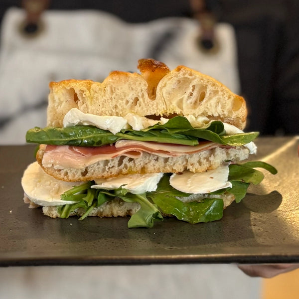 Focaccia — 8 panes para 8 sándwiches