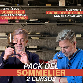 PACK 2 Cursos online
Curso online vino - Aprende a Catar desde cero con el Sommelier -Ricardo Grellet
Curso online vino - Guía del Sommelier para entender y amar el vino - Ricardo Grellet