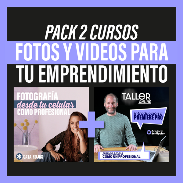 PACK: Fotos y videos para tu emprendimiento - PrimarioEd