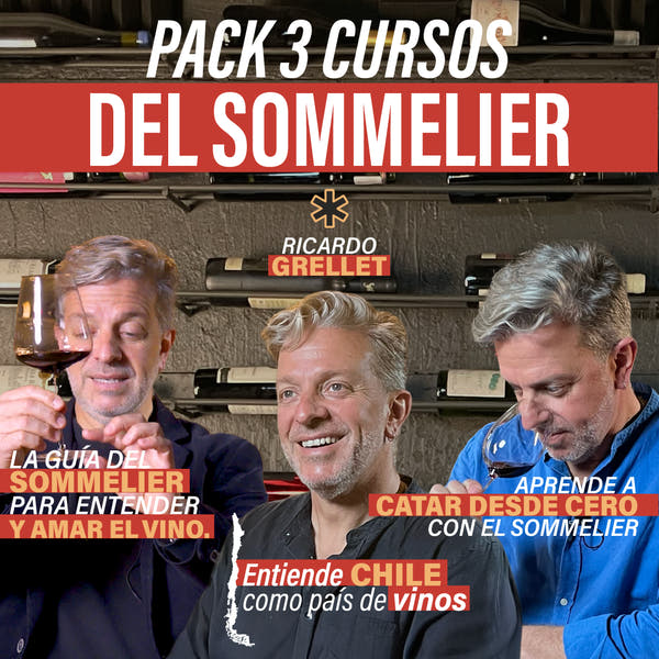 Pack 3 cursos del Sommelier