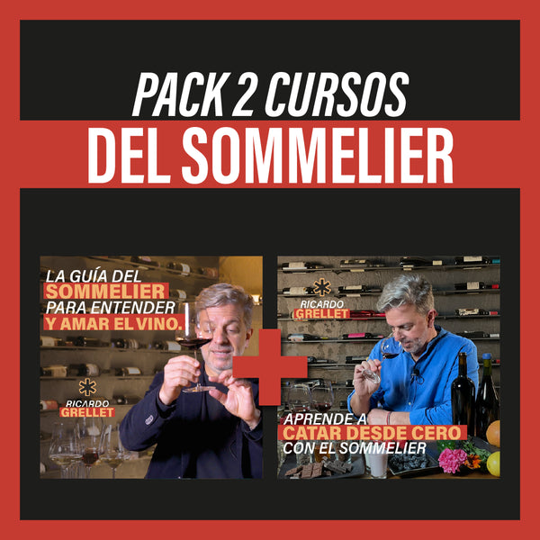 Producto - PackSommelier - Guia del sommelier para entender y amar el vino y aprende a catar desde cero - Ricardo Grellet
