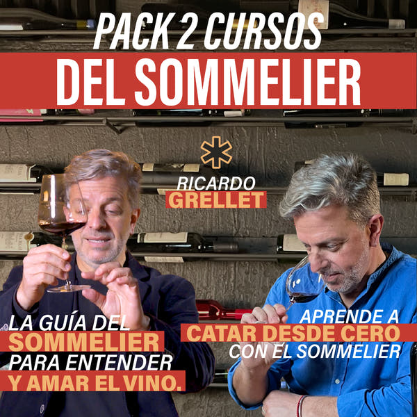 Producto - PackSommelier - Guia del sommelier para entender y amar el vino y aprende a catar desde cero - Ricardo Grellet