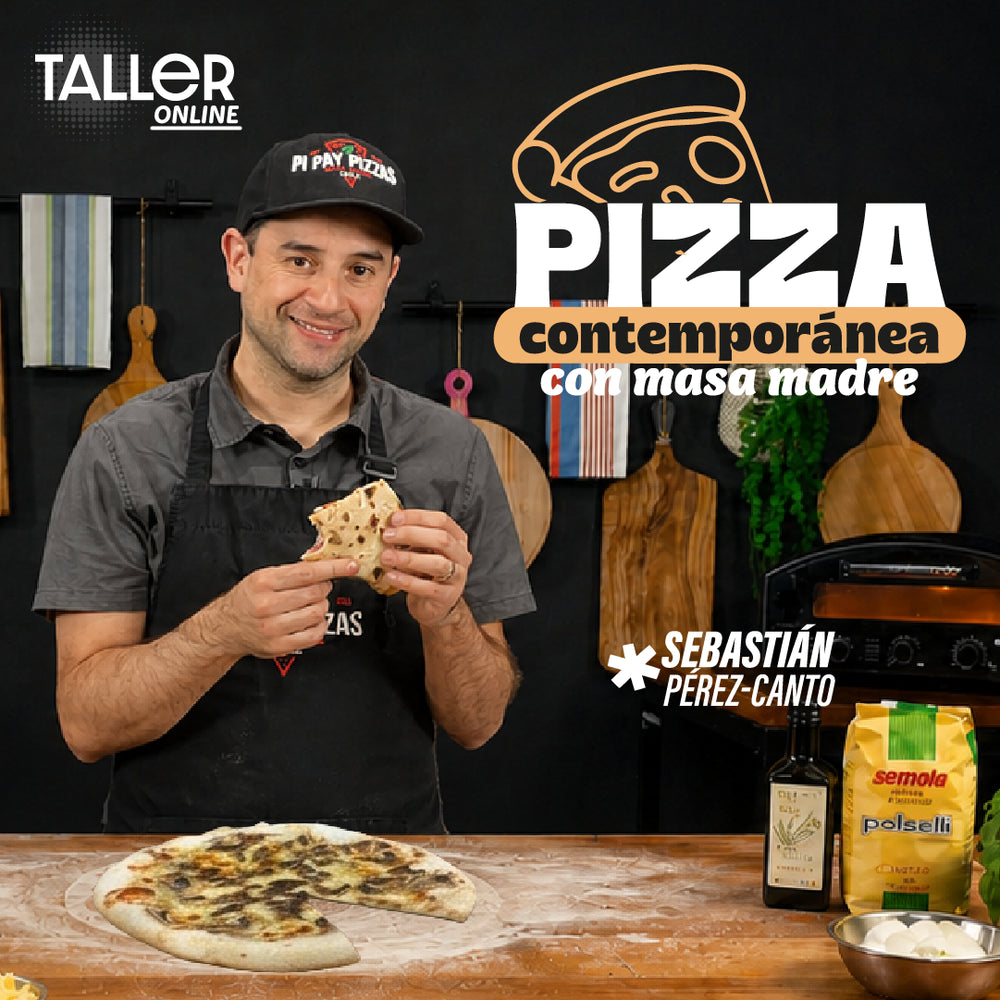 Pizza contemporánea con masa madre - PrimarioEd