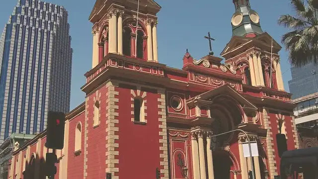 La iglesia de San Francisco, en la Alameda de Santiago, parada 3 de la ruta