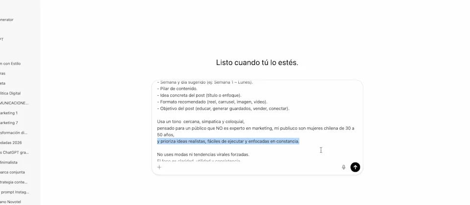 Ideas con IA, en el curso